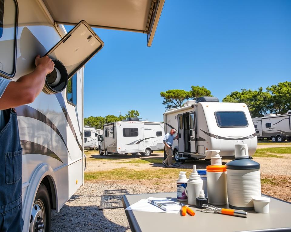 DIY Tehachapi RV Pressure Tank Maintenance